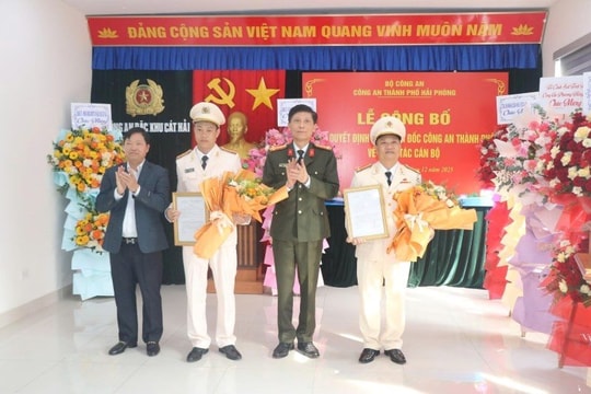 Đặc khu Cát Hải có Trưởng Công an mới