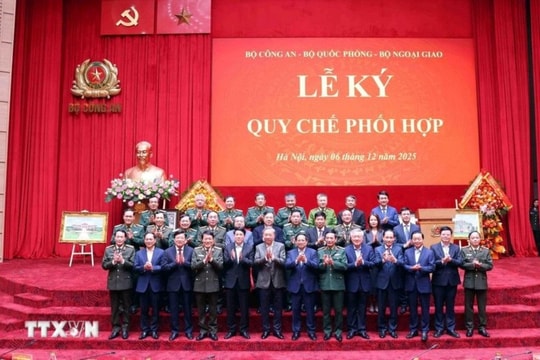 Tăng cường phối hợp công an-quân đội-ngoại giao trong giai đoạn mới