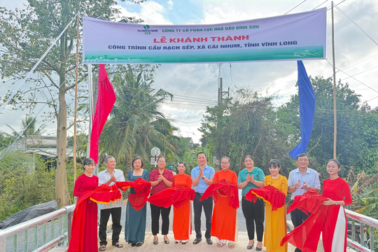 BSR khánh thành cầu giao thông nông thôn tại Vĩnh Long