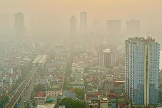 Chất lượng không khí ở Hà Nội xuống thấp trong nhiều ngày qua
