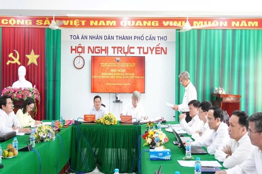 Đảng ủy TAND TP Cần Thơ kiểm điểm, đánh giá, xếp loại chất lượng tổ chức Đảng và đảng viên năm 2025