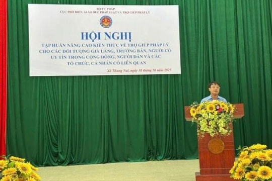 Thay đổi nhận thức về trợ giúp pháp lý tại Phú Thọ