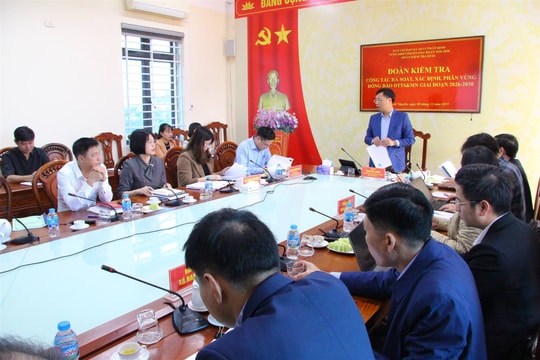 Thái Nguyên đẩy nhanh tiến độ phân định vùng đồng bào thiểu số và miền núi