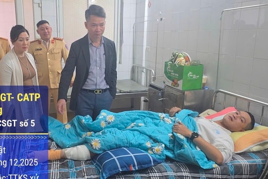 Lái xe đâm vào Cảnh sát giao thông sau khi uống bia