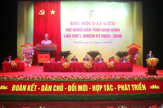 Khai mạc Đại hội đại biểu Hội Nông dân tỉnh Ninh Bình lần thứ I
