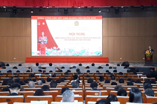 Tòa án nhân dân thành phố Hà Nội tổ chức Hội nghị triển khai công tác năm 2026