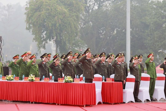 Công an Lào Cai ra quân cao điểm trấn áp tội phạm, bảo đảm an ninh dịp Tết Bính Ngọ 2026