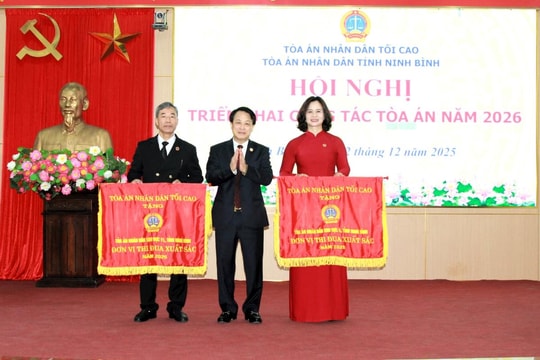 TAND hai cấp tỉnh Ninh Bình: Đẩy mạnh chuyển đổi số, nâng cao chất lượng xét xử