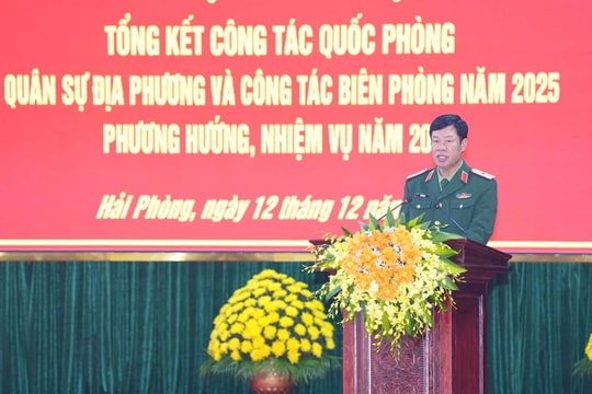 Lực lượng vũ trang TP. Hải Phòng hoàn thành tốt nhiệm vụ năm 2025