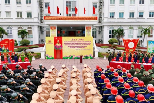 Quảng Ninh ra quân cao điểm trấn áp tội phạm, bảo đảm an ninh trước các sự kiện lớn