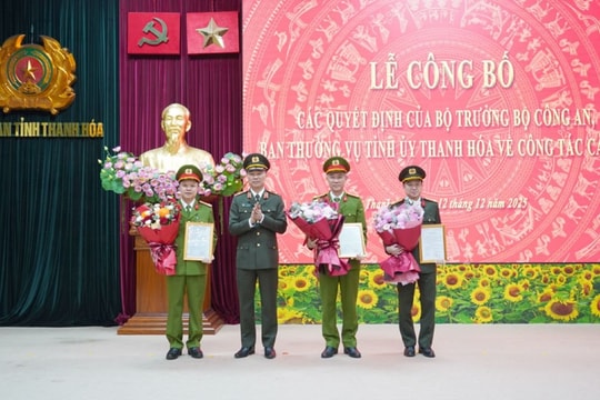 Công an Thanh Hóa có tân Thủ trưởng Cơ quan Cảnh sát điều tra