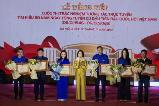 Tổng kết cuộc thi tìm hiểu 80 năm Ngày Tổng tuyển cử đầu tiên bầu Quốc hội Việt Nam