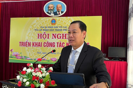 TAND TP Huế triển khai công tác 2026: Siết chặt kỷ luật, nâng cao hiệu quả giải quyết án