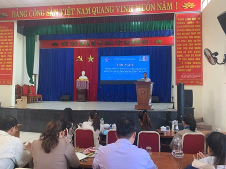 BHXH cơ sở Thăng Bình phổ biến quy định mới, siết chặt xử lý chậm đóng, trốn đóng BHXH, BHYT