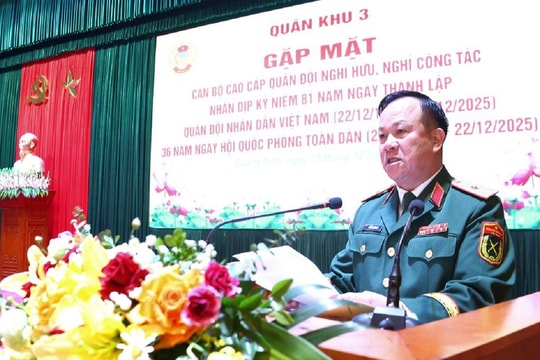 Quân khu 3 triển khai các hoạt động kỷ niệm 81 năm Ngày thành lập QĐND