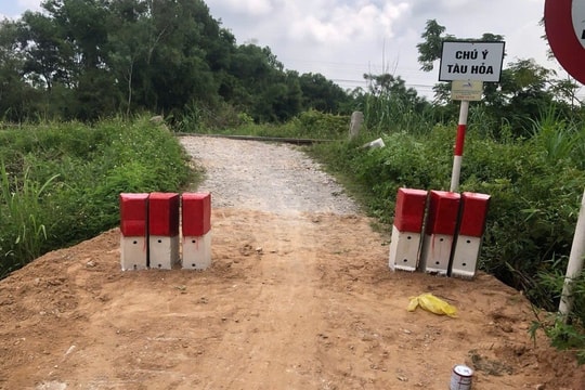 Thanh Hóa: Kiên quyết xóa đường ngang, lối mở tự phát cắt ngang đường sắt gây nguy hiểm
