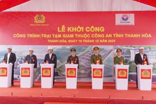 Khởi công 2 công trình quan trọng của Công an tỉnh Thanh Hóa