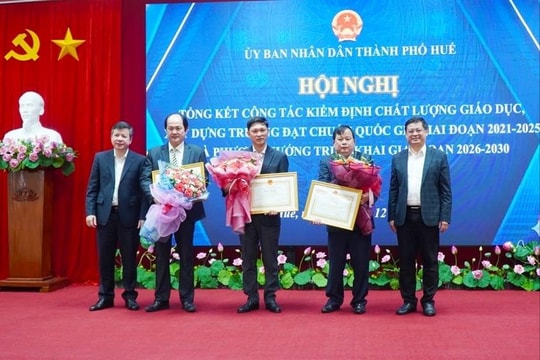 Huế lấy chất lượng làm trọng tâm trong xây dựng trường chuẩn quốc gia