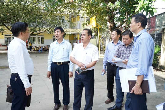 Lãnh đạo TP. Đà Nẵng kiểm tra thực tế các dự án đầu tư trường học