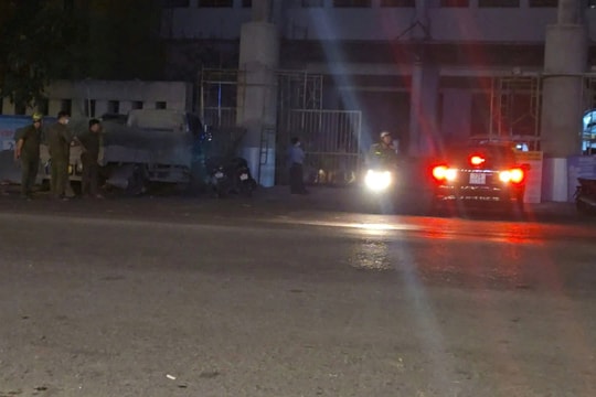 Cơ quan chức năng lên tiếng vụ sập giàn giáo ở Nhà thi đấu Phú Thọ