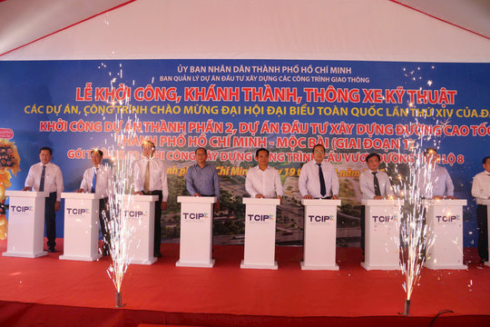 Khởi công, khánh thành loạt dự án vùng Đông Nam Bộ