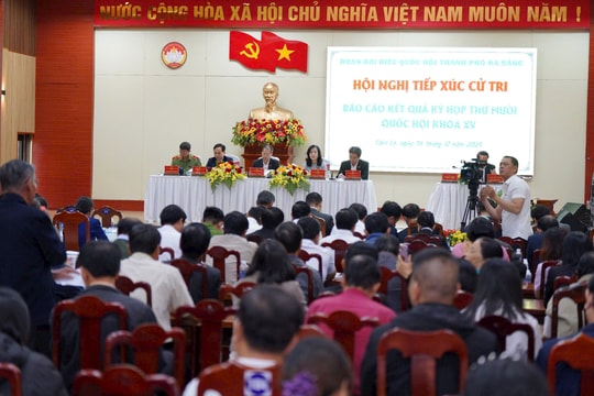 Chánh án TANDTC Nguyễn Văn Quảng tiếp xúc cử tri tại Đà Nẵng