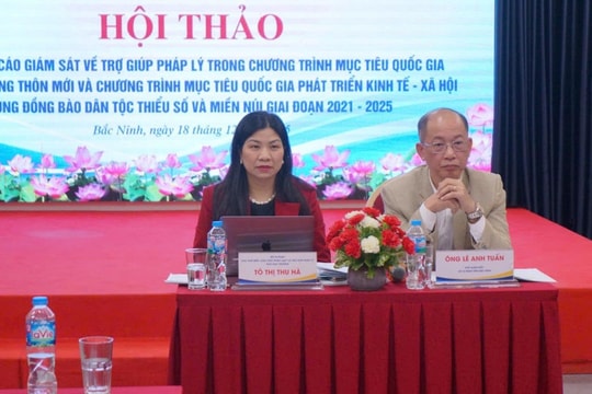 Chương trình mục tiêu quốc gia góp phần đưa pháp luật đến gần người dân