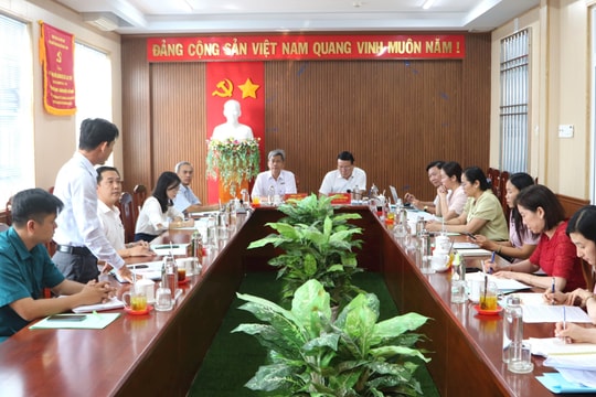 Kiểm tra, giám sát công tác phòng, chống tham nhũng, lãng phí, tiêu cực tại Đảng ủy xã Long Điền