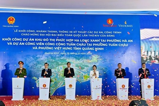 Quảng Ninh khởi công, khánh thành 31 dự án gần 400.000 tỷ đồng
