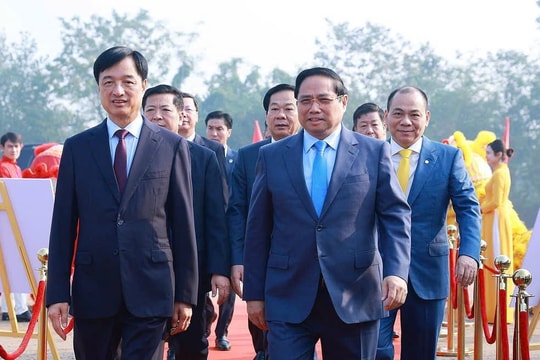 Hình ảnh các địa phương đồng loạt khởi công, khánh thành các dự án lớn chào mừng Đại hội XIV của Đảng