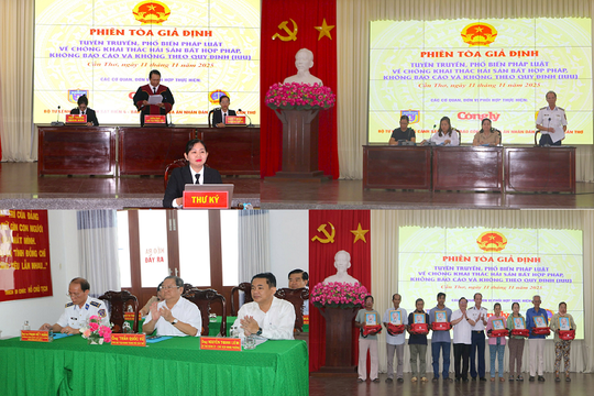 TP Cần Thơ đẩy mạnh truyền thông phòng, chống khai thác IUU
