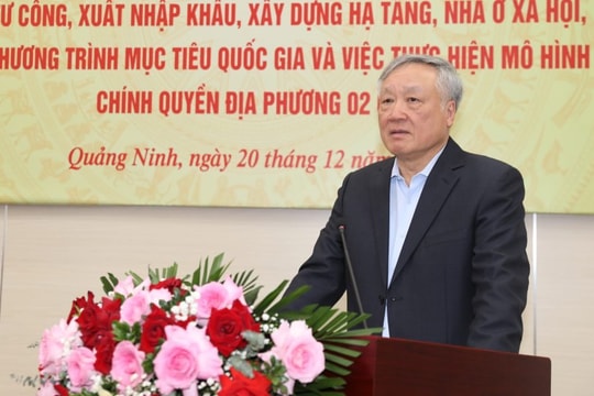 Phó Thủ tướng Thường trực Nguyễn Hòa Bình: Quảng Ninh duy trì tăng trưởng cao, là điểm sáng cả nước