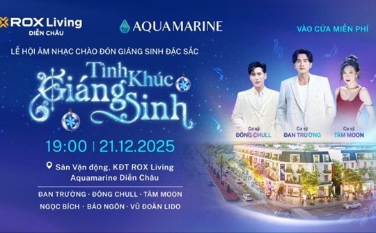 “Tình khúc Giáng Sinh” - lễ hội âm nhạc gắn kết cộng đồng tại Diễn Châu