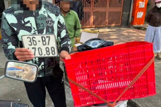 Xử phạt shipper tháo biển số "né" luật