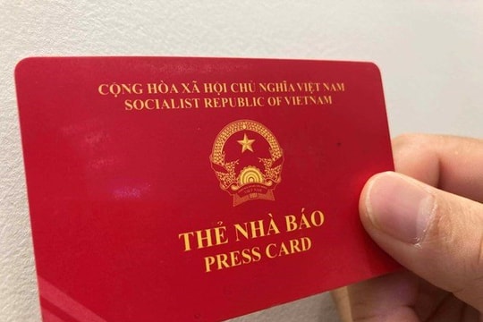 Gia hạn thời hạn sử dụng Thẻ nhà báo kỳ hạn 2021-2025