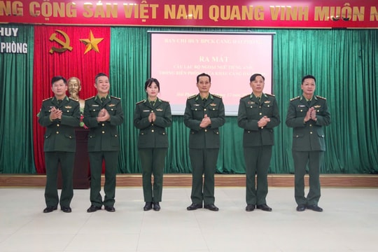 Biên phòng Hải Phòng ra mắt 5 câu lạc bộ tiếng Anh tại cửa khẩu cảng