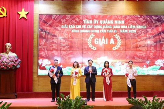 Quảng Ninh vinh danh các tác phẩm báo chí xuất sắc về xây dựng Đảng