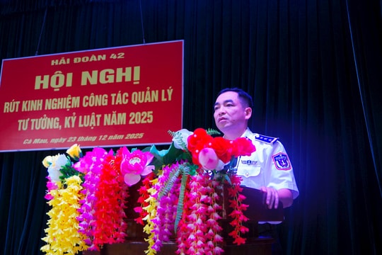 Hải đoàn 42: Nâng cao hiệu quả công tác quản lý tư tưởng và kỷ luật