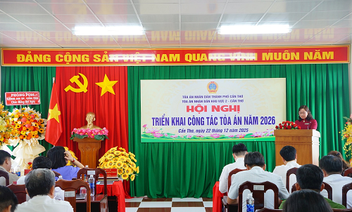 TAND khu vực 2 – Cần Thơ triển khai công tác năm 2026