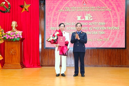 VKSND tỉnh Thanh Hóa có tân Phó Viện trưởng