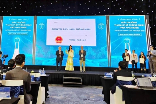 Huế khẳng định vị thế đô thị thông minh với giải thưởng VINASA 2025