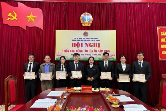 TAND khu vực 6 - Tuyên Quang đạt và vượt nhiều chỉ tiêu công tác