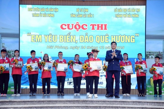 Hải Phòng tổ chức cuộc thi “Em yêu biển, đảo quê hương” cho học sinh