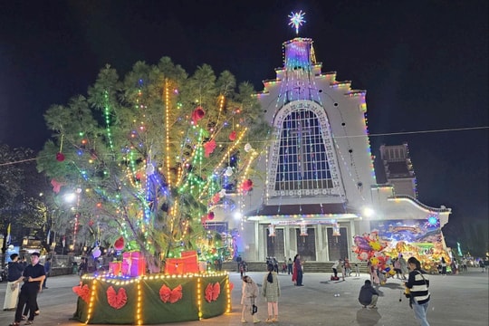 Giáng sinh về trên đất cố Đô: Nhà thờ rực sáng, lan tỏa bình yên