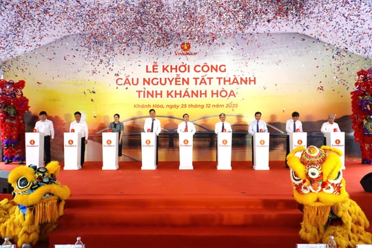 Vinhomes khởi công cầu Nguyễn Tất Thành - khơi trục kết nối chiến lược đô thị Cam Lâm
