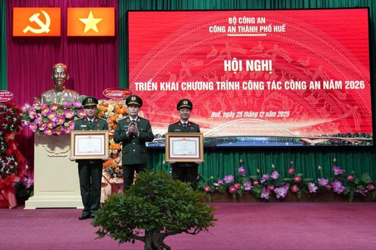 Công an TP Huế: Giữ vững an ninh trật tự trong giai đoạn mới