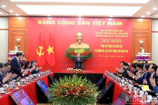 Ban Chỉ đạo Trung ương về phát triển khoa học, công nghệ, đổi mới sáng tạo và chuyển đổi số triển khai nhiệm vụ năm 2026