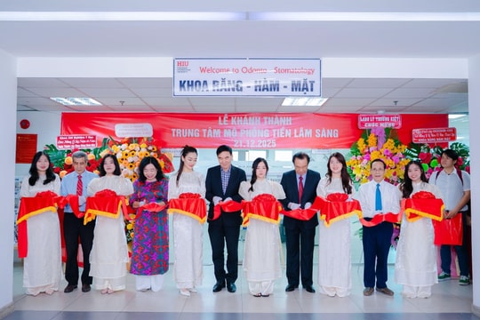 HIU khánh thành Trung tâm Mô phỏng - Tiền lâm sàng răng hàm mặt