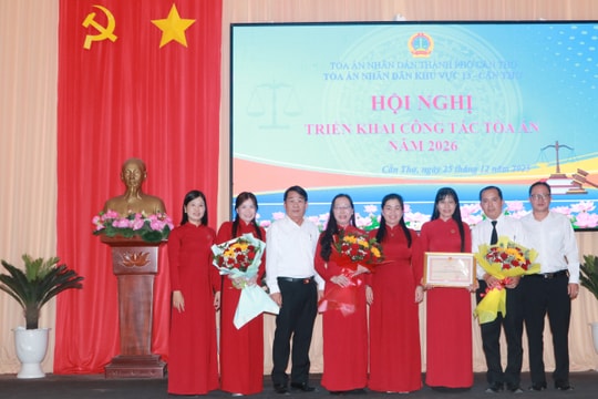 TAND khu vực 13- Cần Thơ triển khai công tác năm 2026