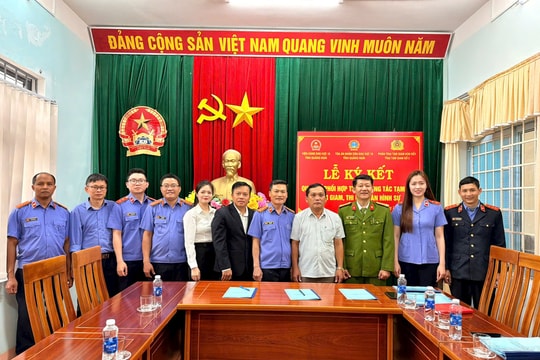Ký kết các Quy chế phối hợp liên ngành trong hoạt động tố tụng